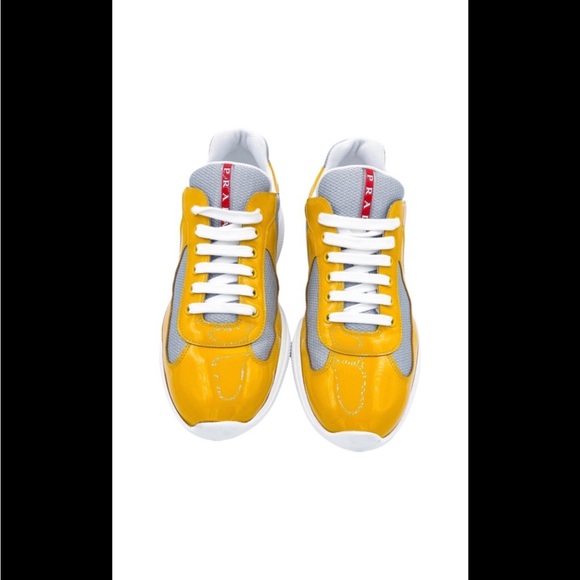 Prada yellow sneakers size 39 - Picture 3 of 3
